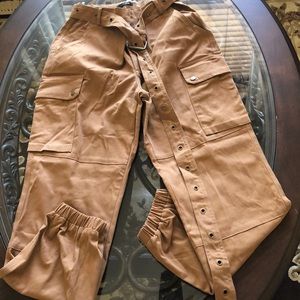 Camel Cargo Pants